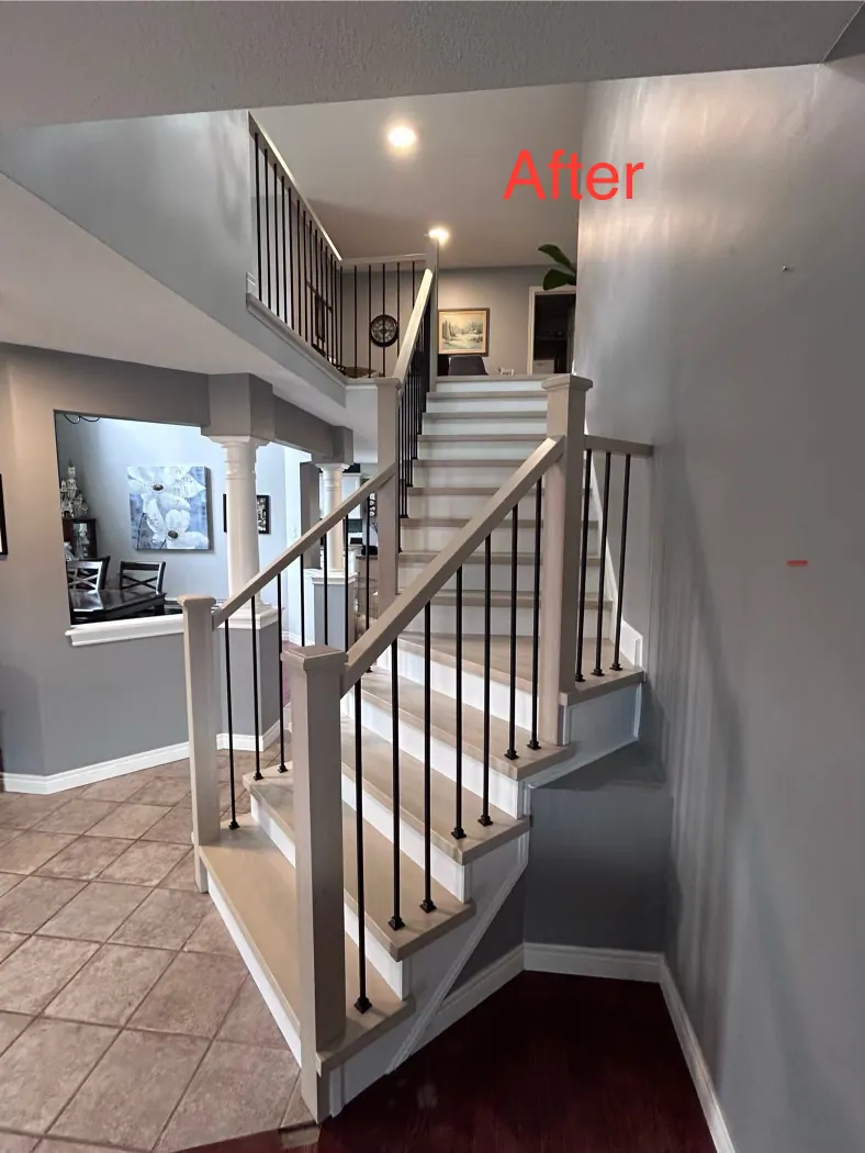 Staircase renovation project 15 by BBS Flooring in Markham