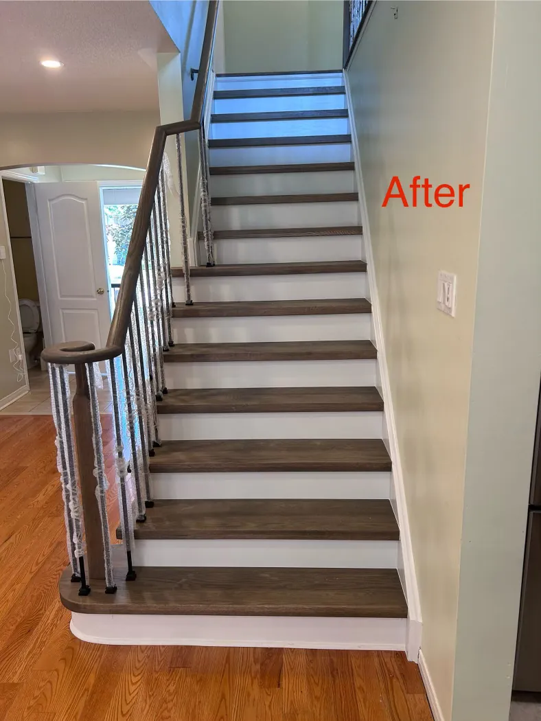 Staircase renovation project 26 by BBS Flooring in Markham