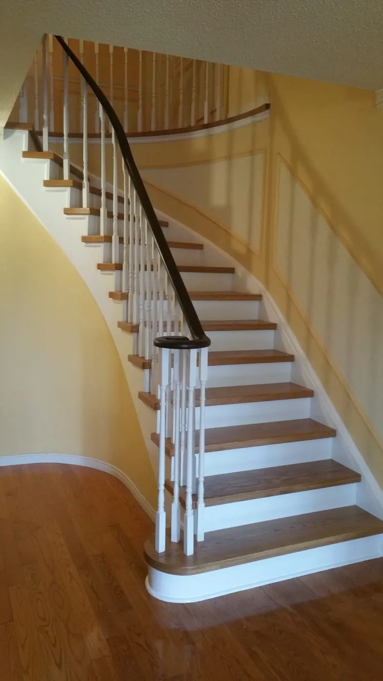 Premium Oak Hardwood Stair Installation Markham Ontario