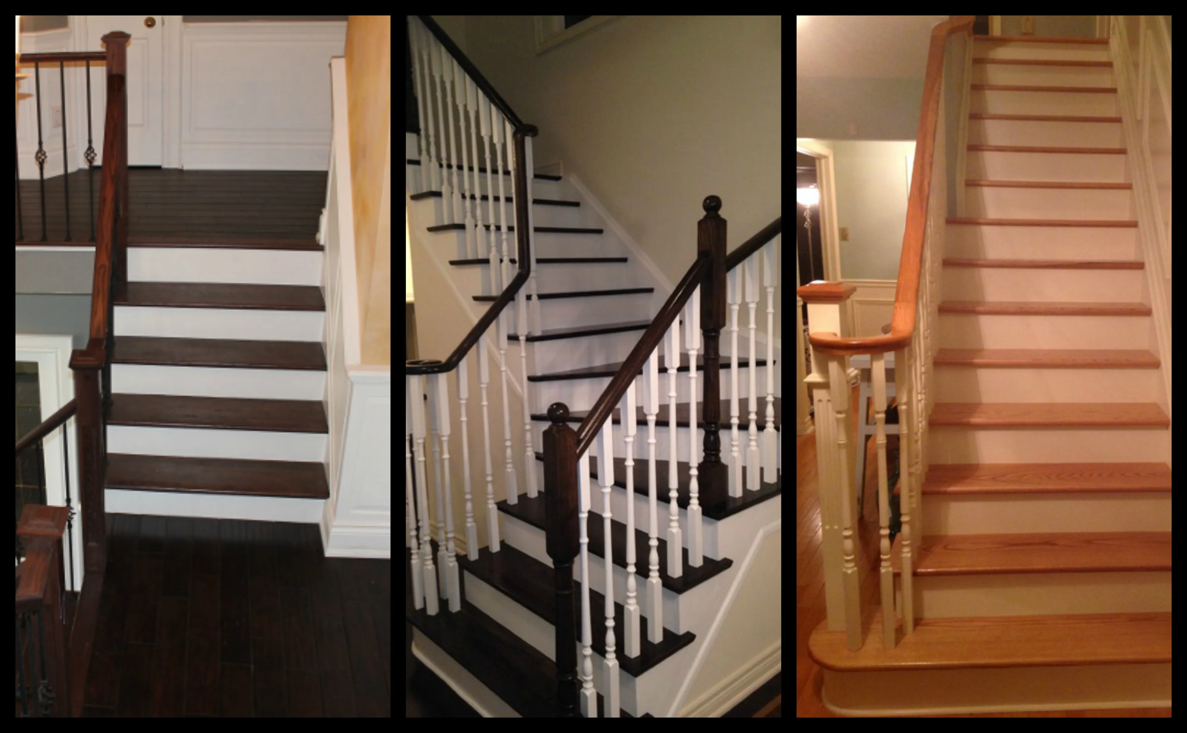 Hardwood Stair Treads and Risers Installation Markham GTA
