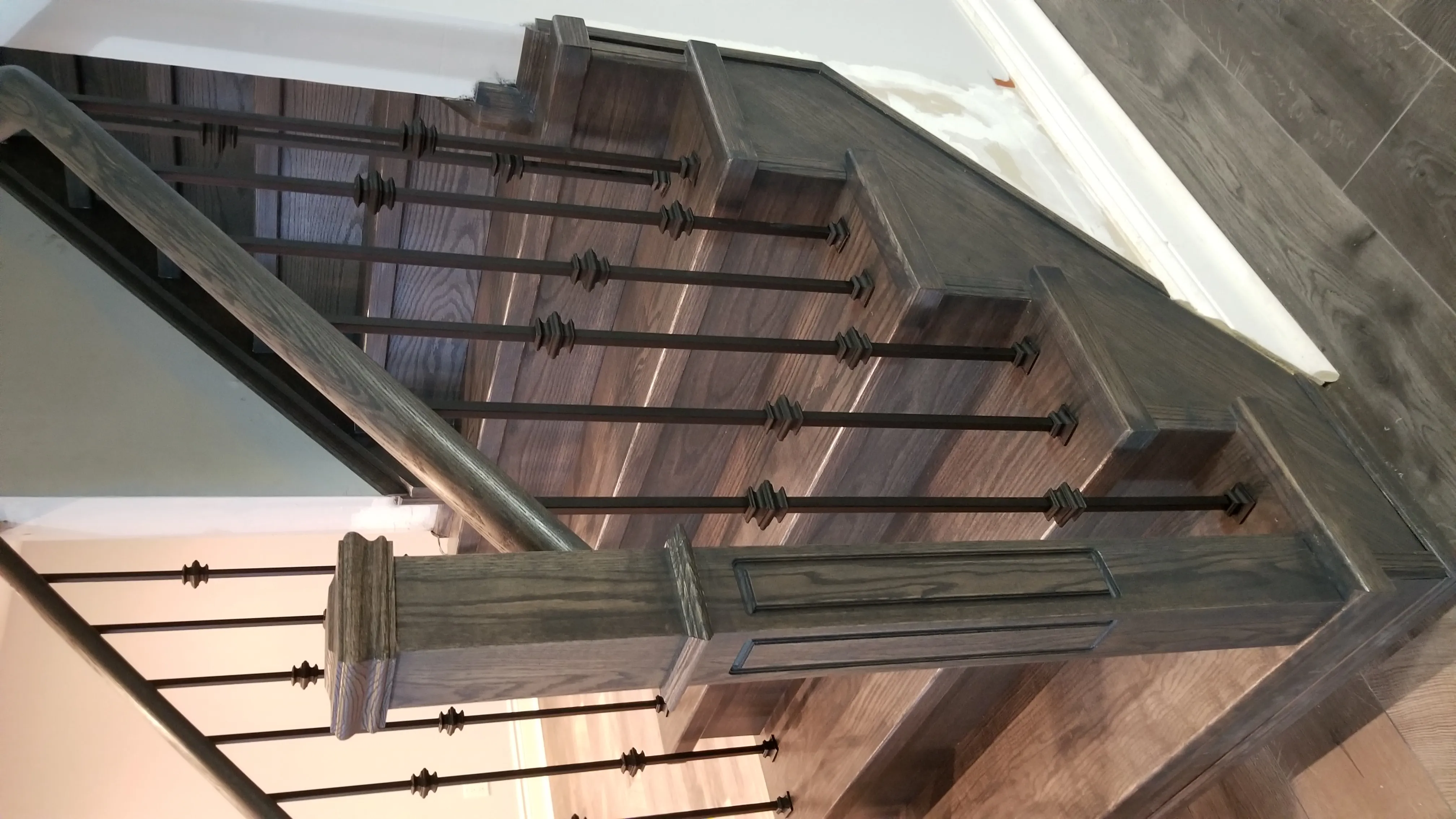 Custom Hardwood Staircase Installation GTA