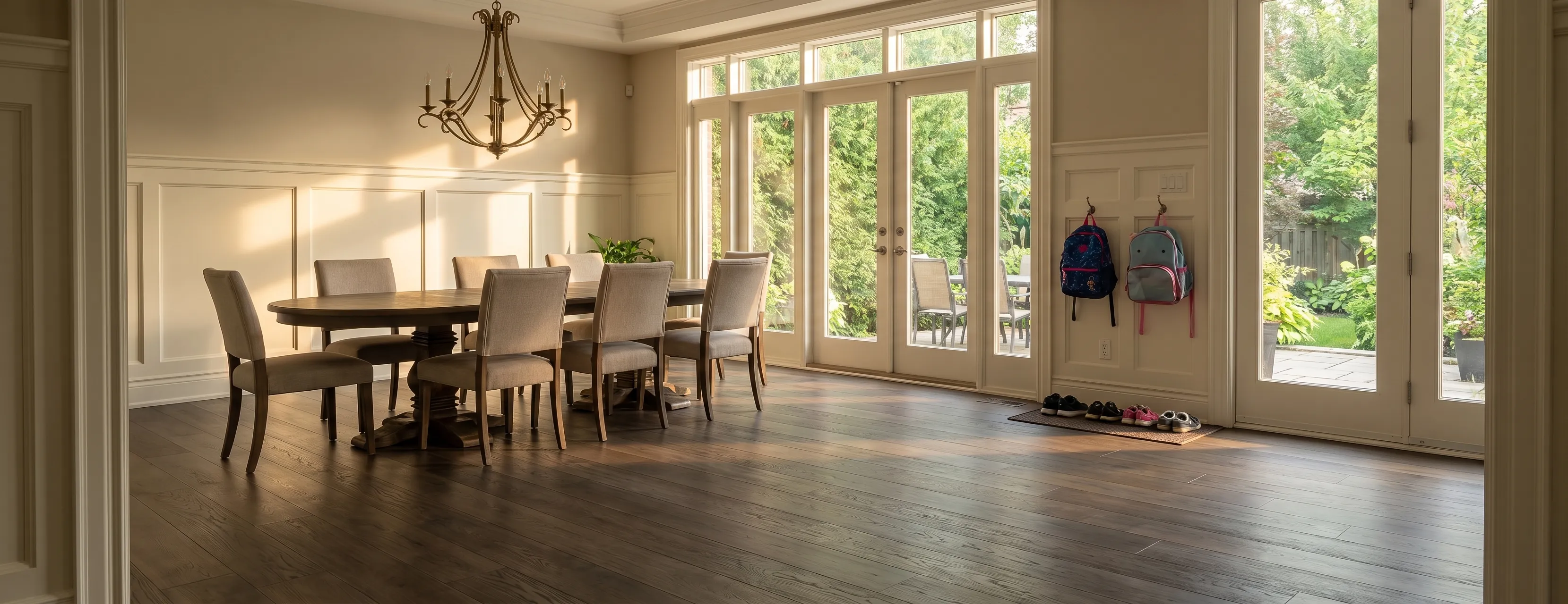 Premium Engineered Hardwood installation in Angus Glen