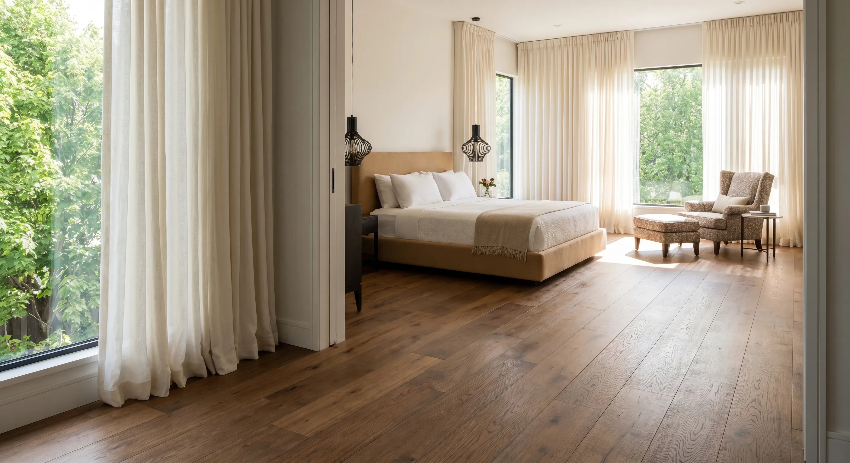 Premium Engineered Hardwood installation in Bullock