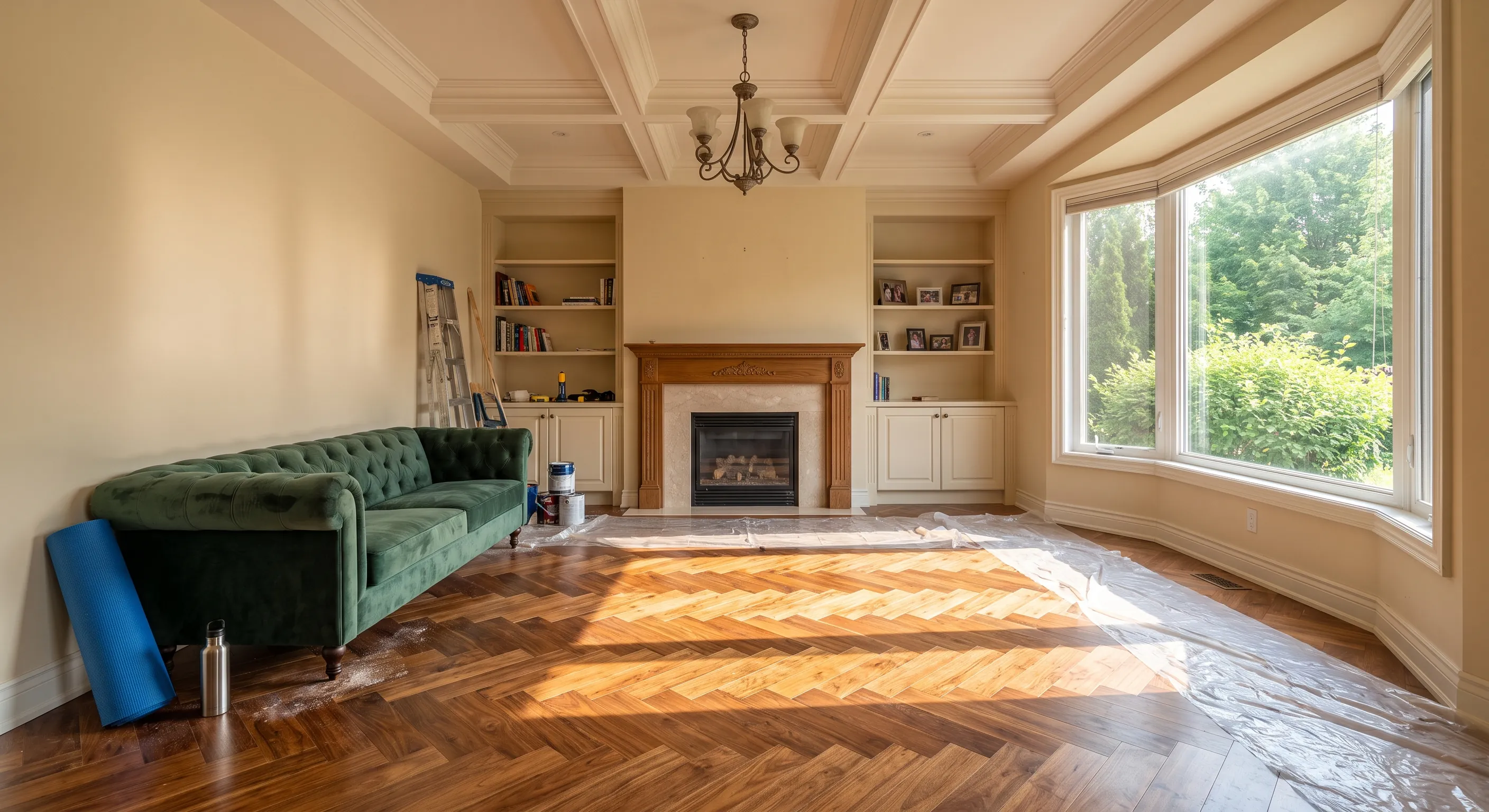 Premium Solid Hardwood installation in Bullock