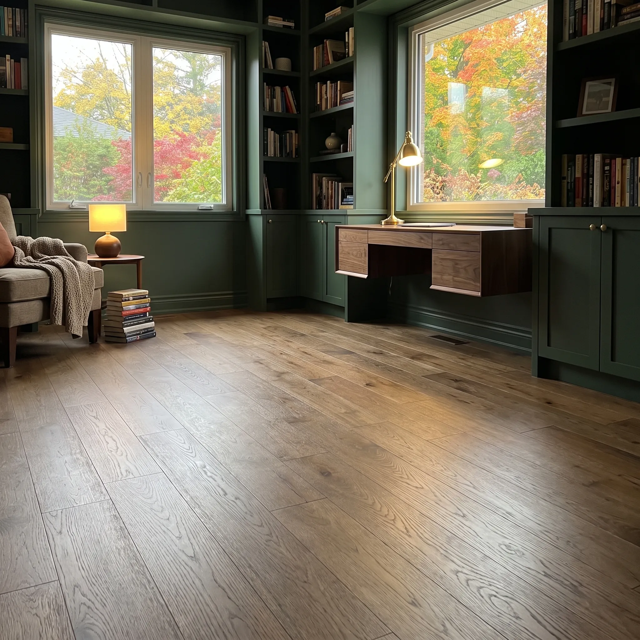 Premium Engineered Hardwood installation in Cornell